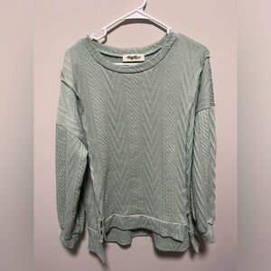 Heptics mint green sweater size medium.  New without tags